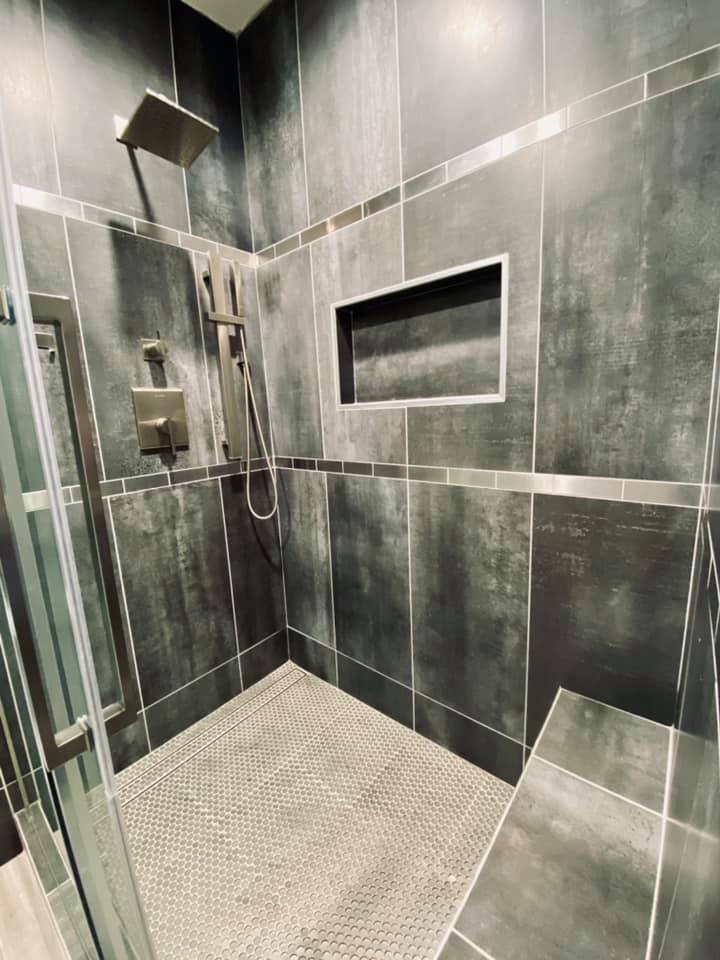 A shower area